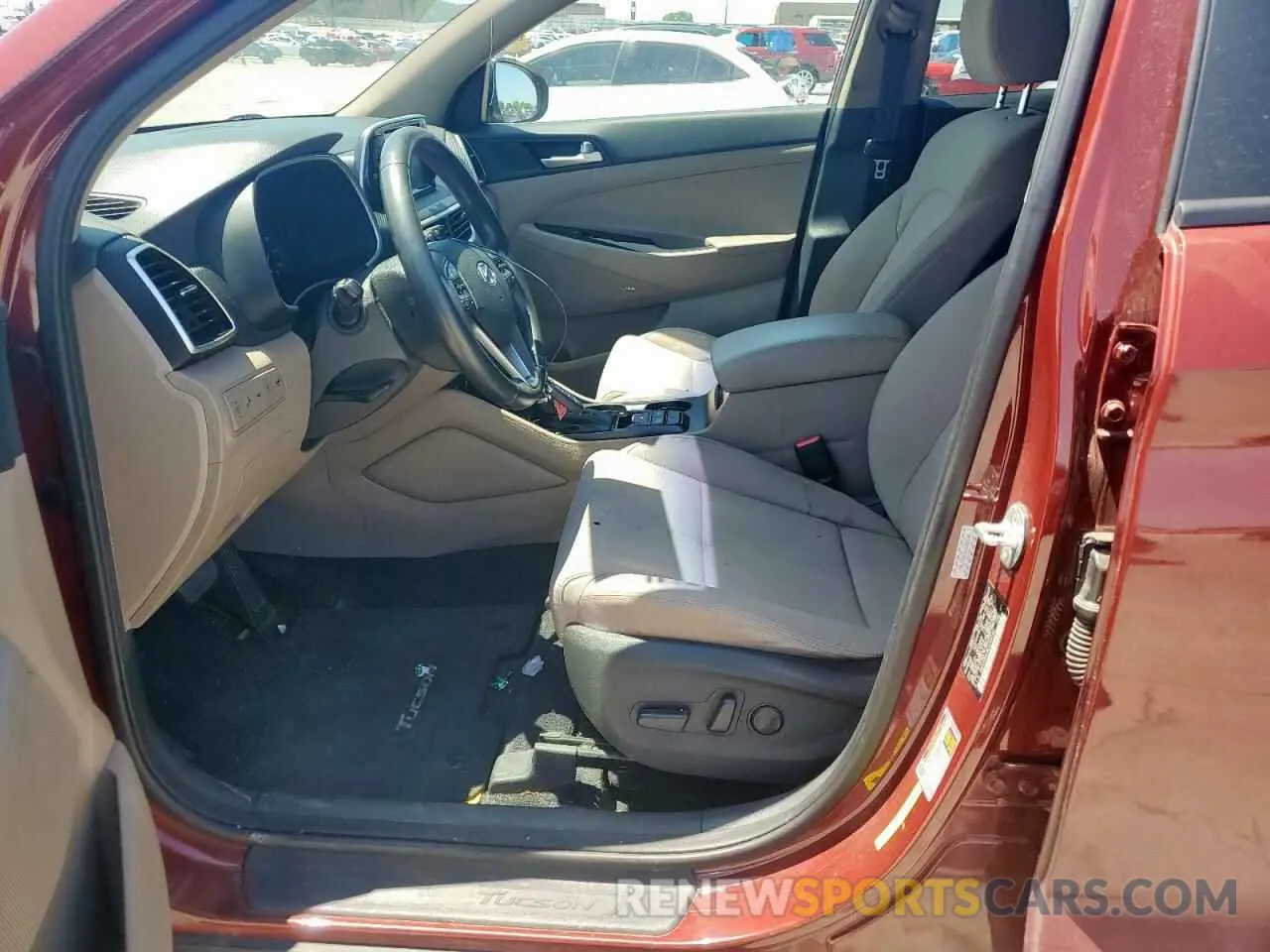 7 Photograph of a damaged car KM8J33AL8LU163140 HYUNDAI TUCSON 2020