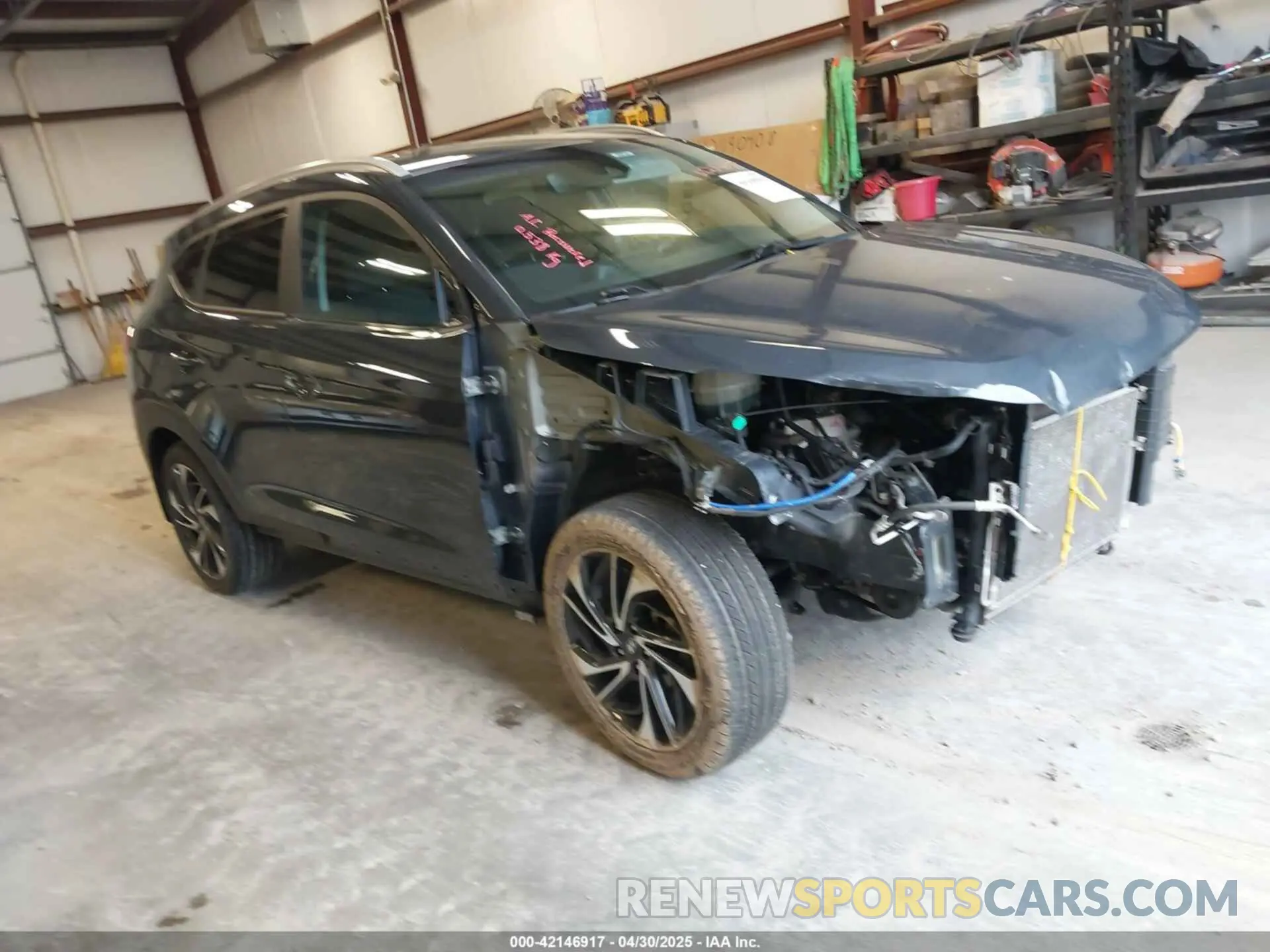 1 Photograph of a damaged car KM8J33AL8LU225362 HYUNDAI TUCSON 2020