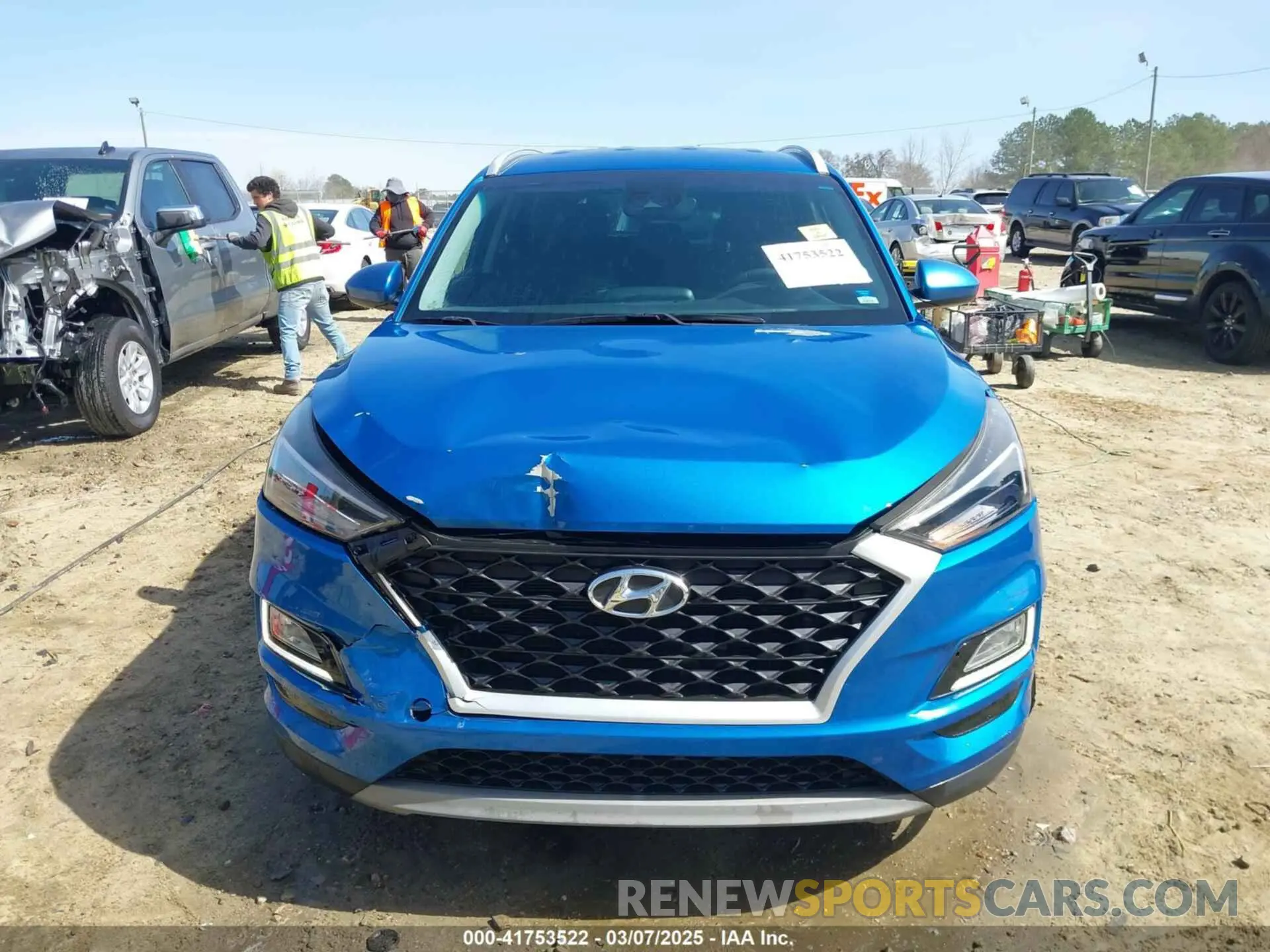 12 Фотография поврежденного автомобиля KM8J33AL9LU112312 HYUNDAI TUCSON 2020