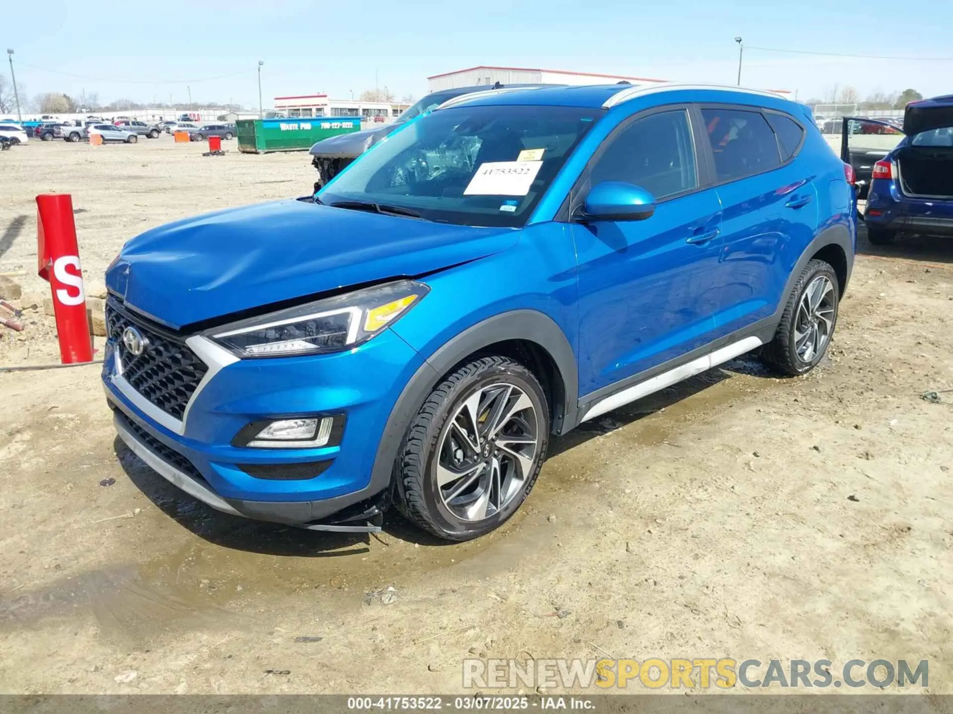 2 Фотография поврежденного автомобиля KM8J33AL9LU112312 HYUNDAI TUCSON 2020
