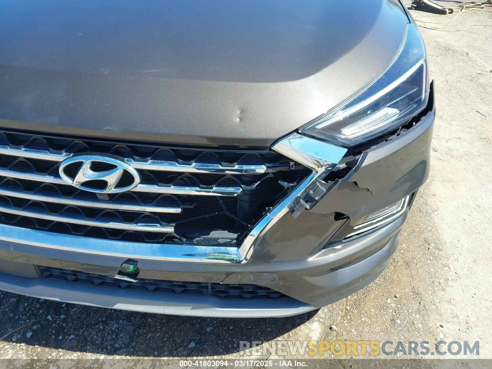6 Photograph of a damaged car KM8J33AL9LU133063 HYUNDAI TUCSON 2020