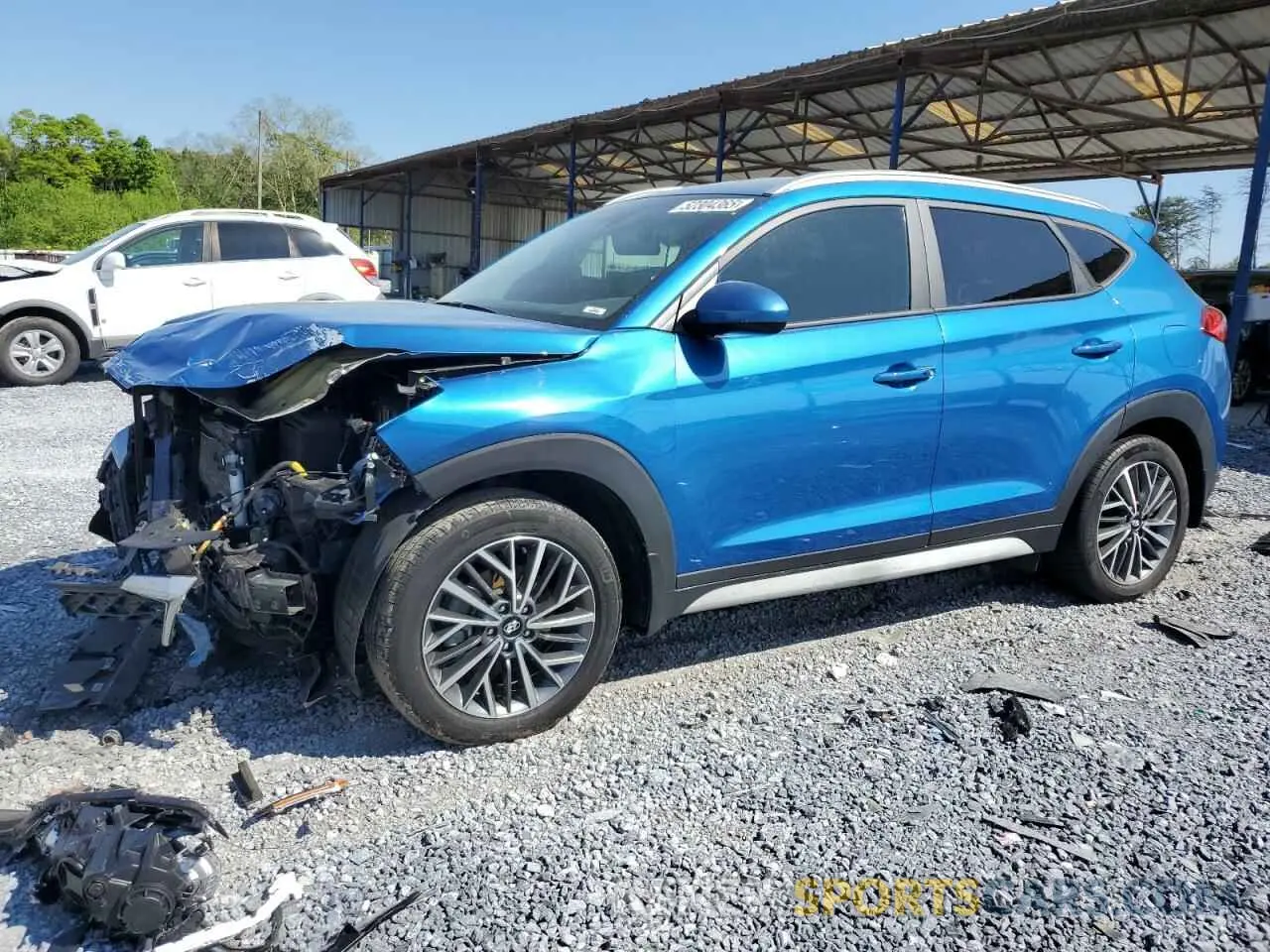 1 Фотография поврежденного автомобиля KM8J33AL9LU137534 HYUNDAI TUCSON 2020