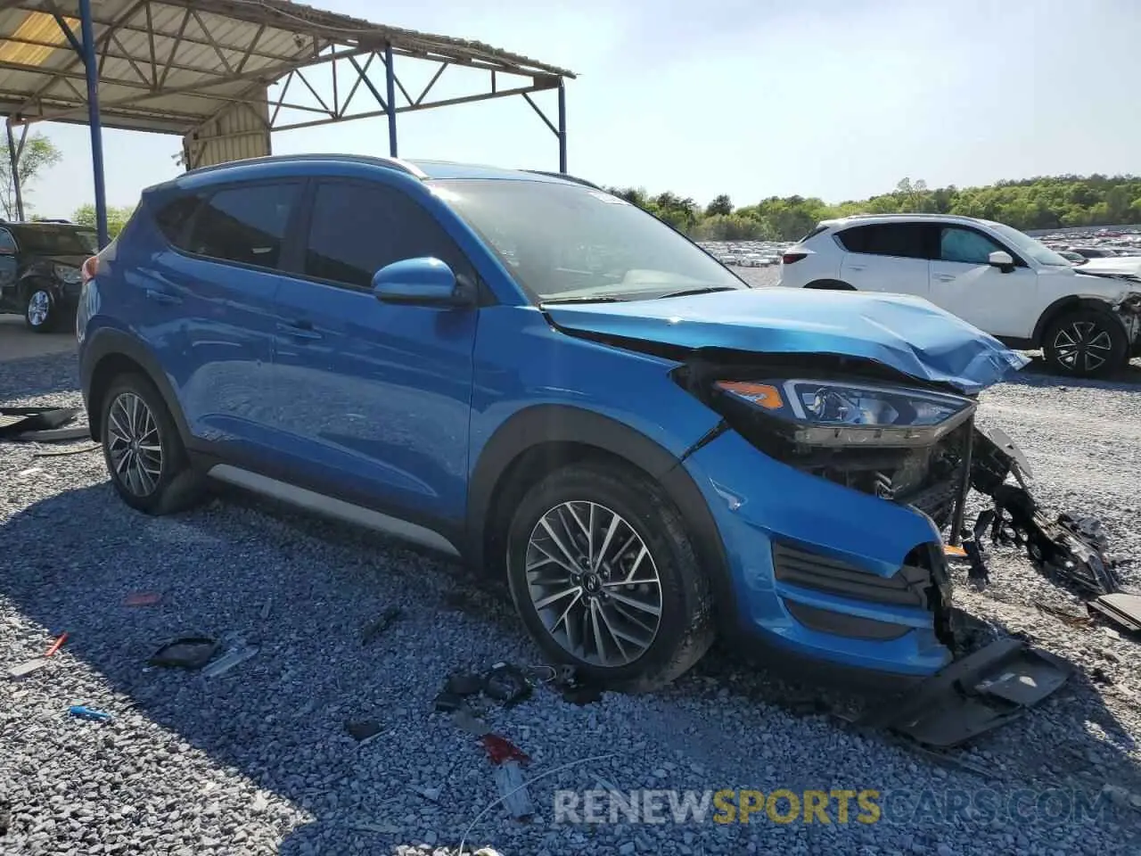 4 Фотография поврежденного автомобиля KM8J33AL9LU137534 HYUNDAI TUCSON 2020