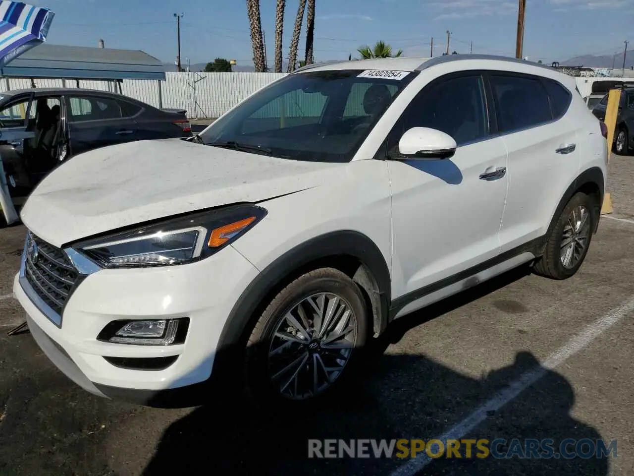 1 Photograph of a damaged car KM8J33AL9LU175720 HYUNDAI TUCSON 2020