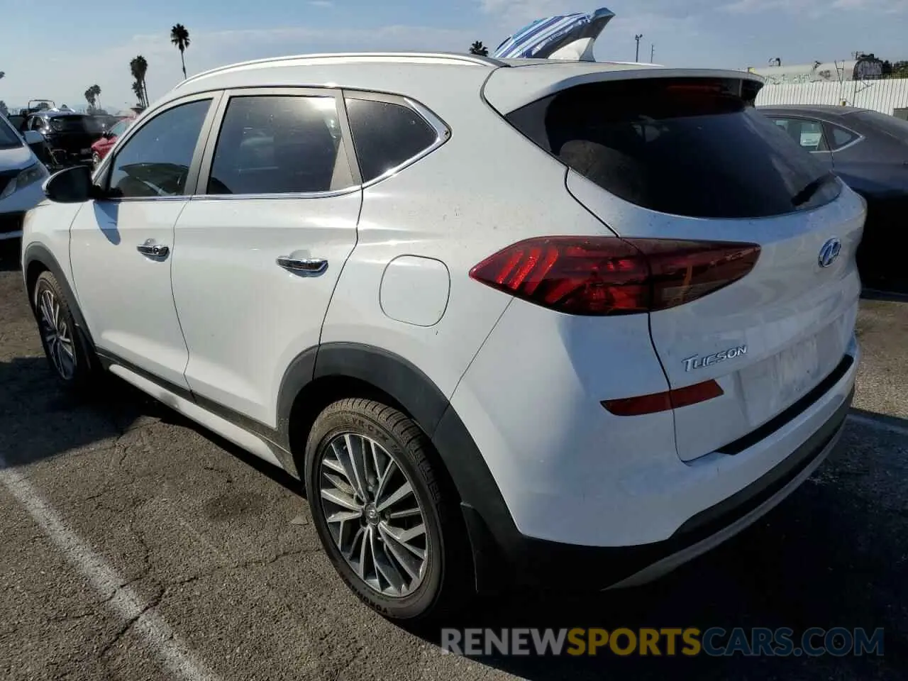 2 Photograph of a damaged car KM8J33AL9LU175720 HYUNDAI TUCSON 2020