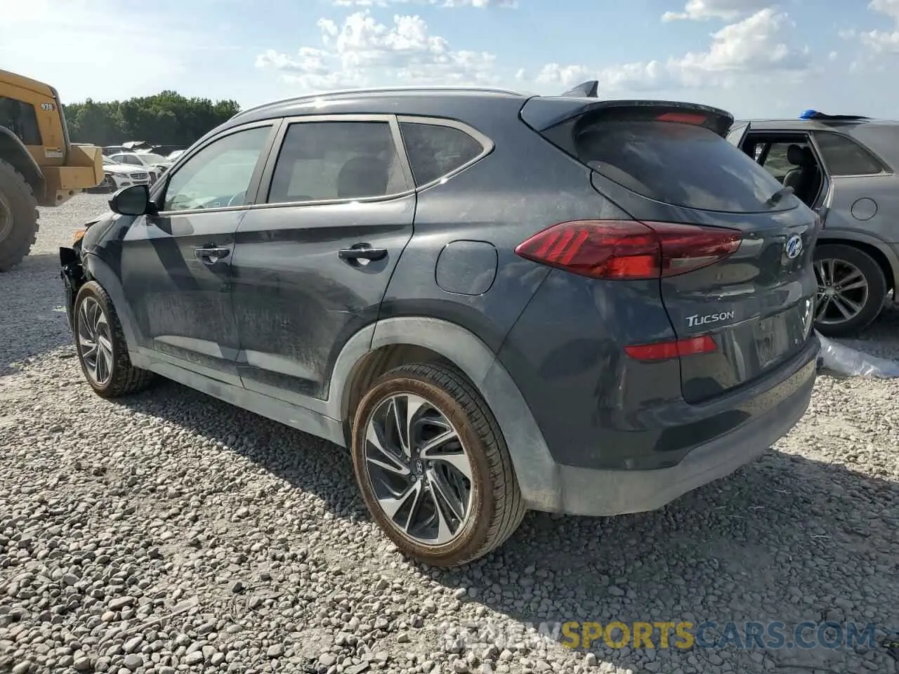 2 Фотография поврежденного автомобиля KM8J33ALXLU175757 HYUNDAI TUCSON 2020