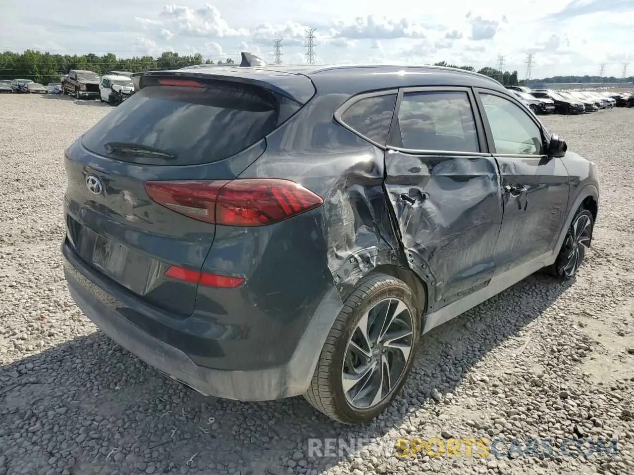 3 Фотография поврежденного автомобиля KM8J33ALXLU175757 HYUNDAI TUCSON 2020