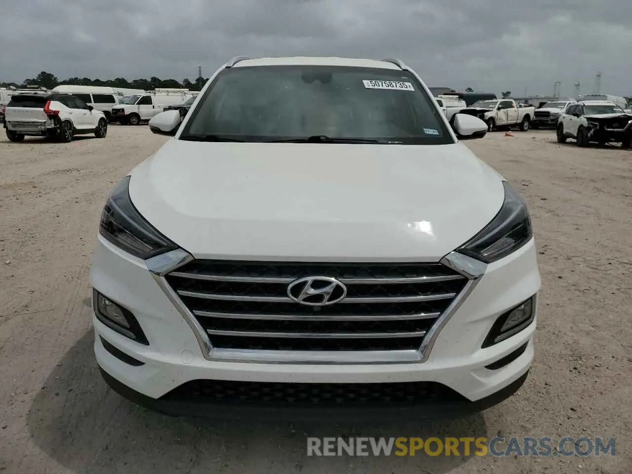 5 Фотография поврежденного автомобиля KM8J33ALXLU259416 HYUNDAI TUCSON 2020