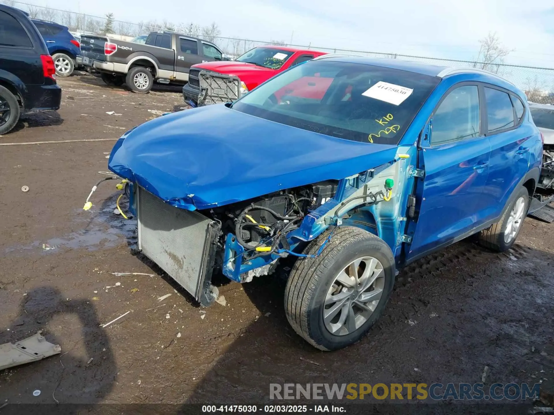 2 Фотография поврежденного автомобиля KM8J3CA40LU086823 HYUNDAI TUCSON 2020