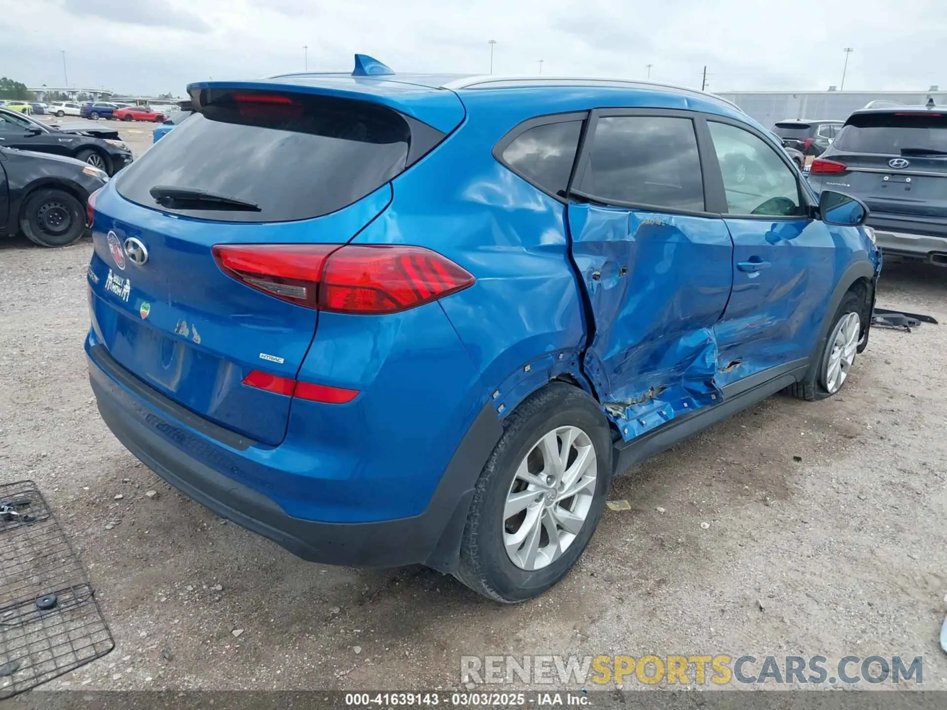 4 Photograph of a damaged car KM8J3CA40LU232847 HYUNDAI TUCSON 2020