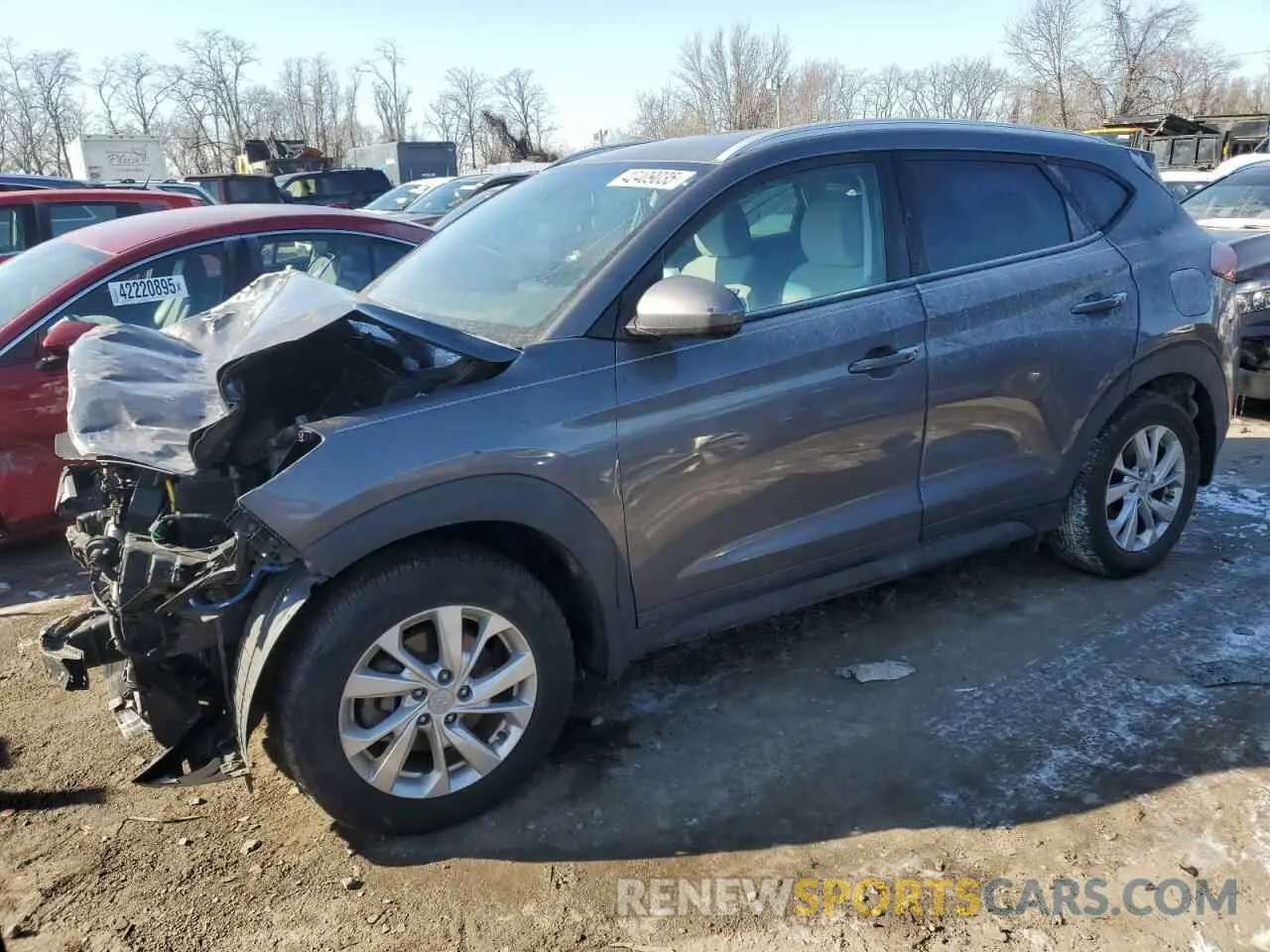 1 Photograph of a damaged car KM8J3CA41LU135284 HYUNDAI TUCSON 2020