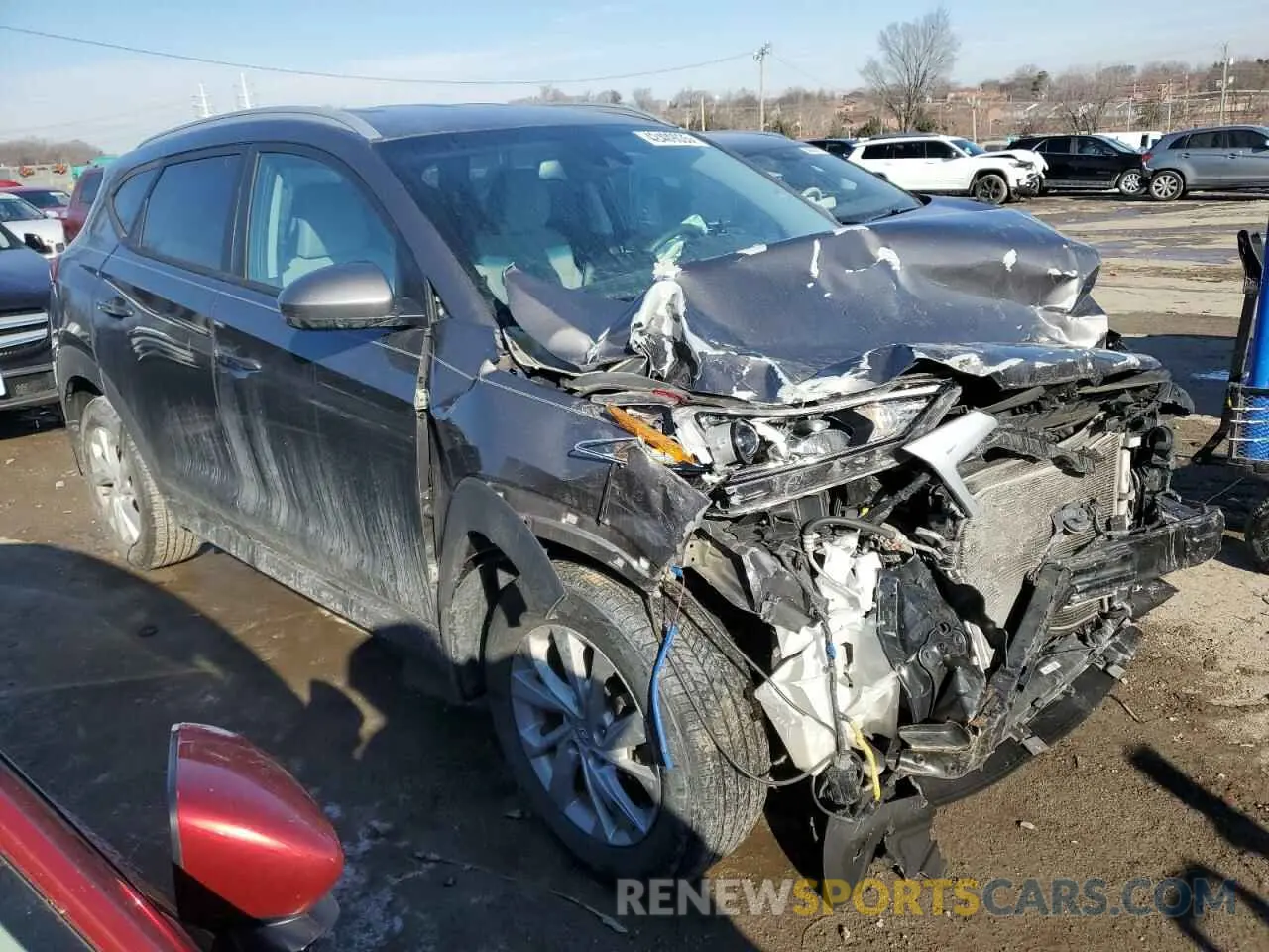 4 Photograph of a damaged car KM8J3CA41LU135284 HYUNDAI TUCSON 2020