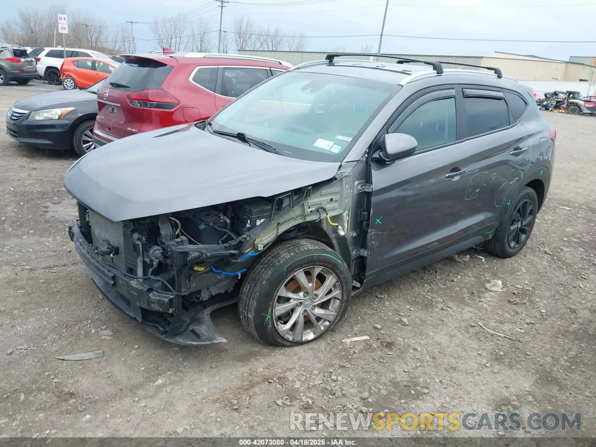 2 Photograph of a damaged car KM8J3CA42LU093305 HYUNDAI TUCSON 2020