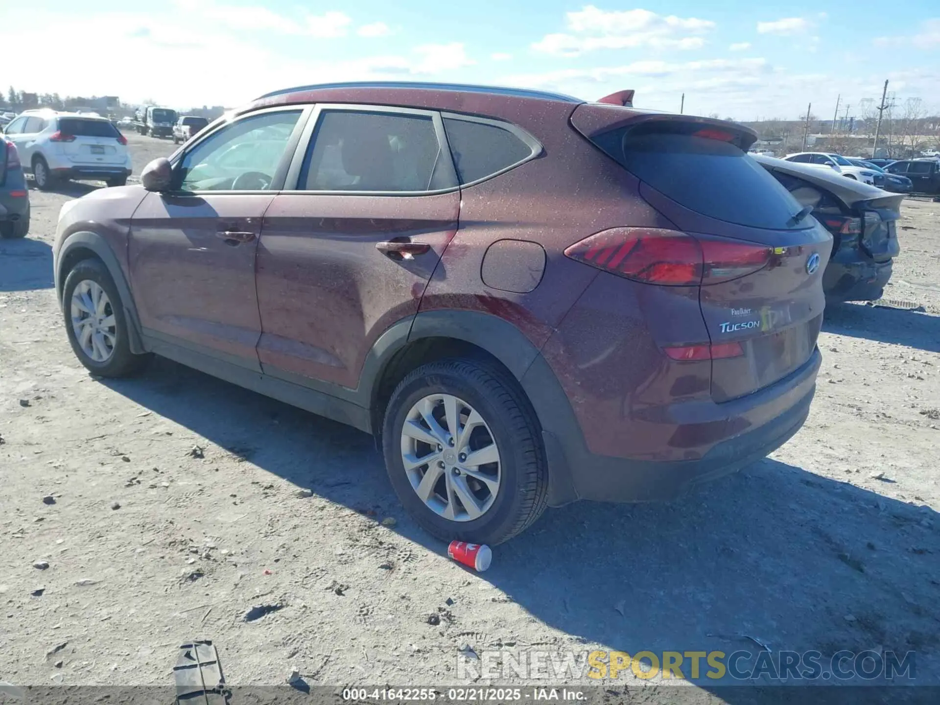 3 Photograph of a damaged car KM8J3CA42LU149811 HYUNDAI TUCSON 2020