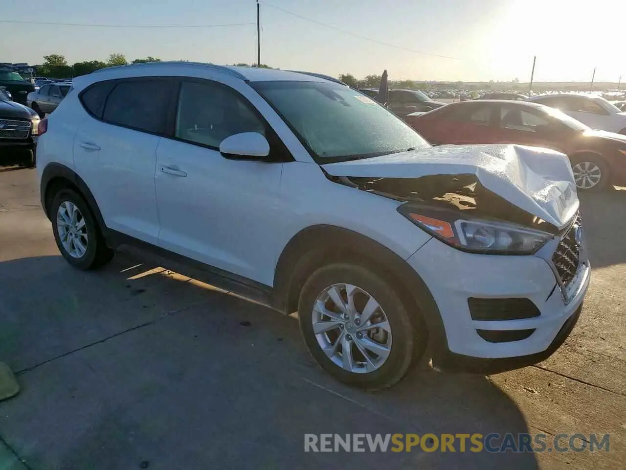 4 Photograph of a damaged car KM8J3CA43LU105820 HYUNDAI TUCSON 2020
