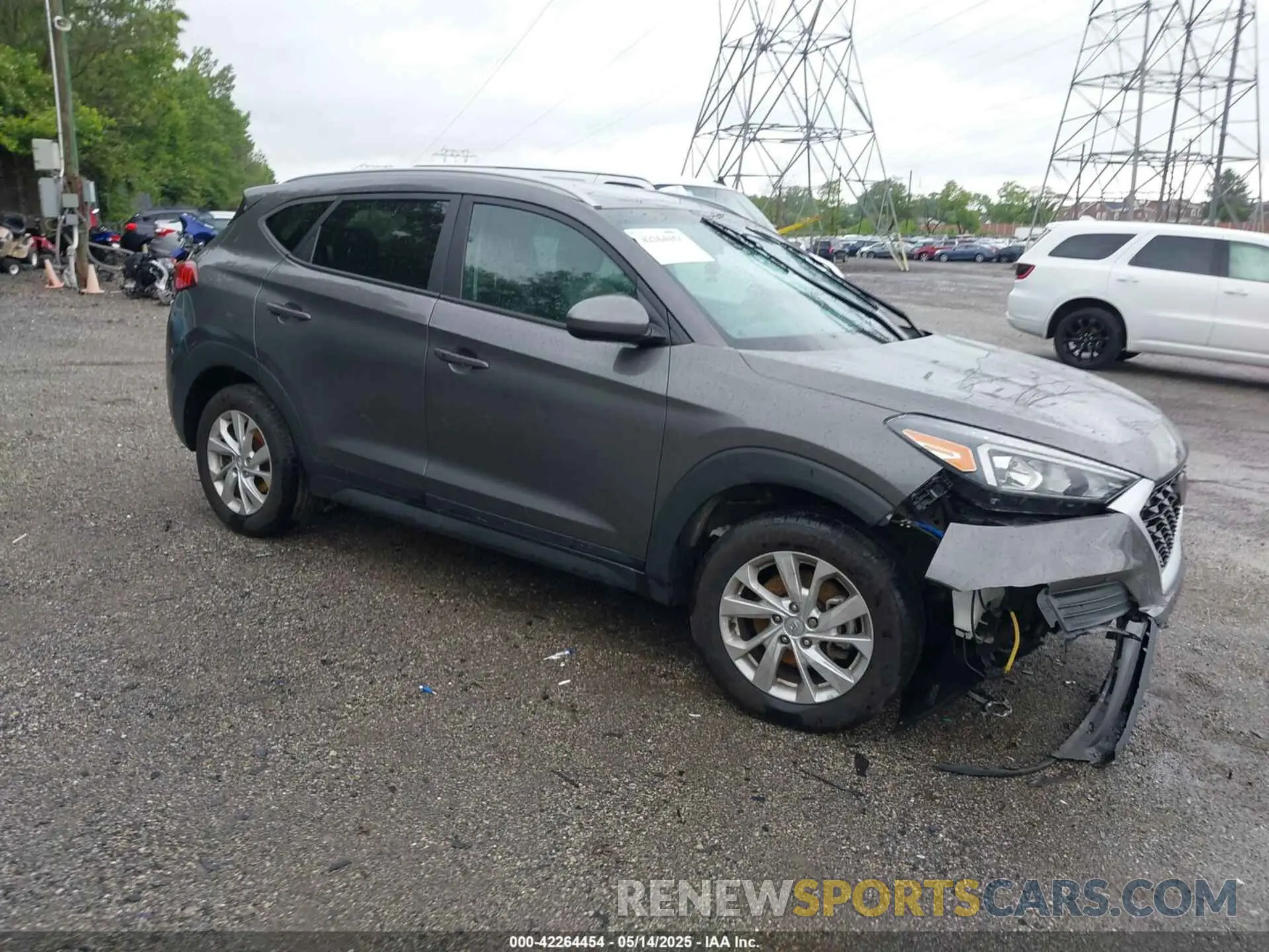 1 Photograph of a damaged car KM8J3CA44LU188674 HYUNDAI TUCSON 2020