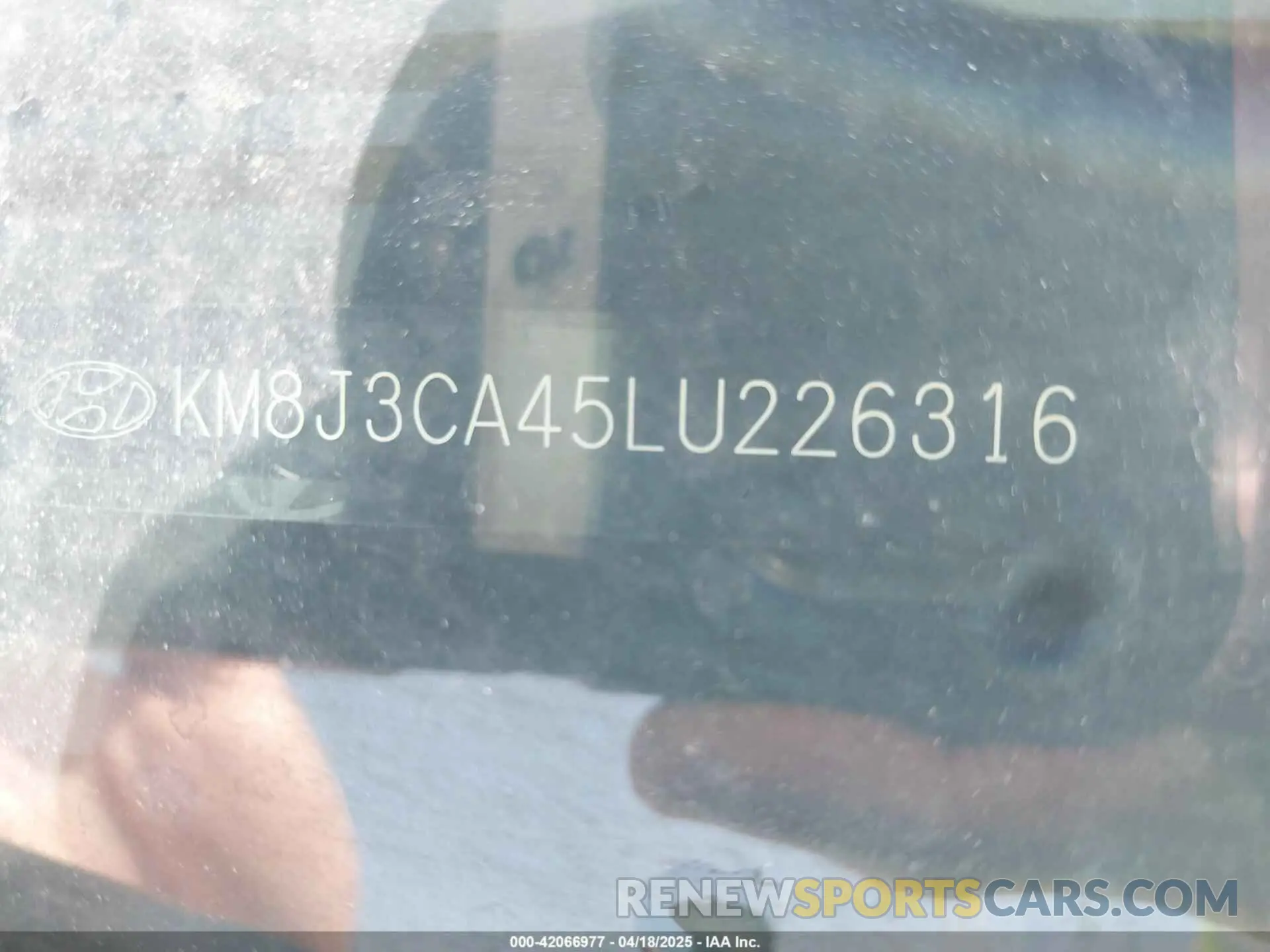 9 Photograph of a damaged car KM8J3CA45LU226316 HYUNDAI TUCSON 2020