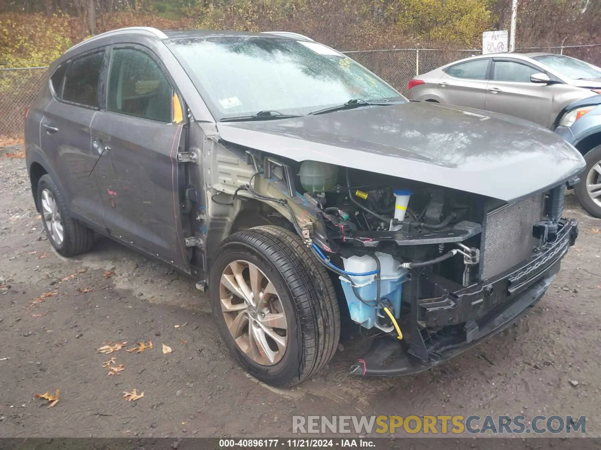 1 Photograph of a damaged car KM8J3CA47LU185963 HYUNDAI TUCSON 2020