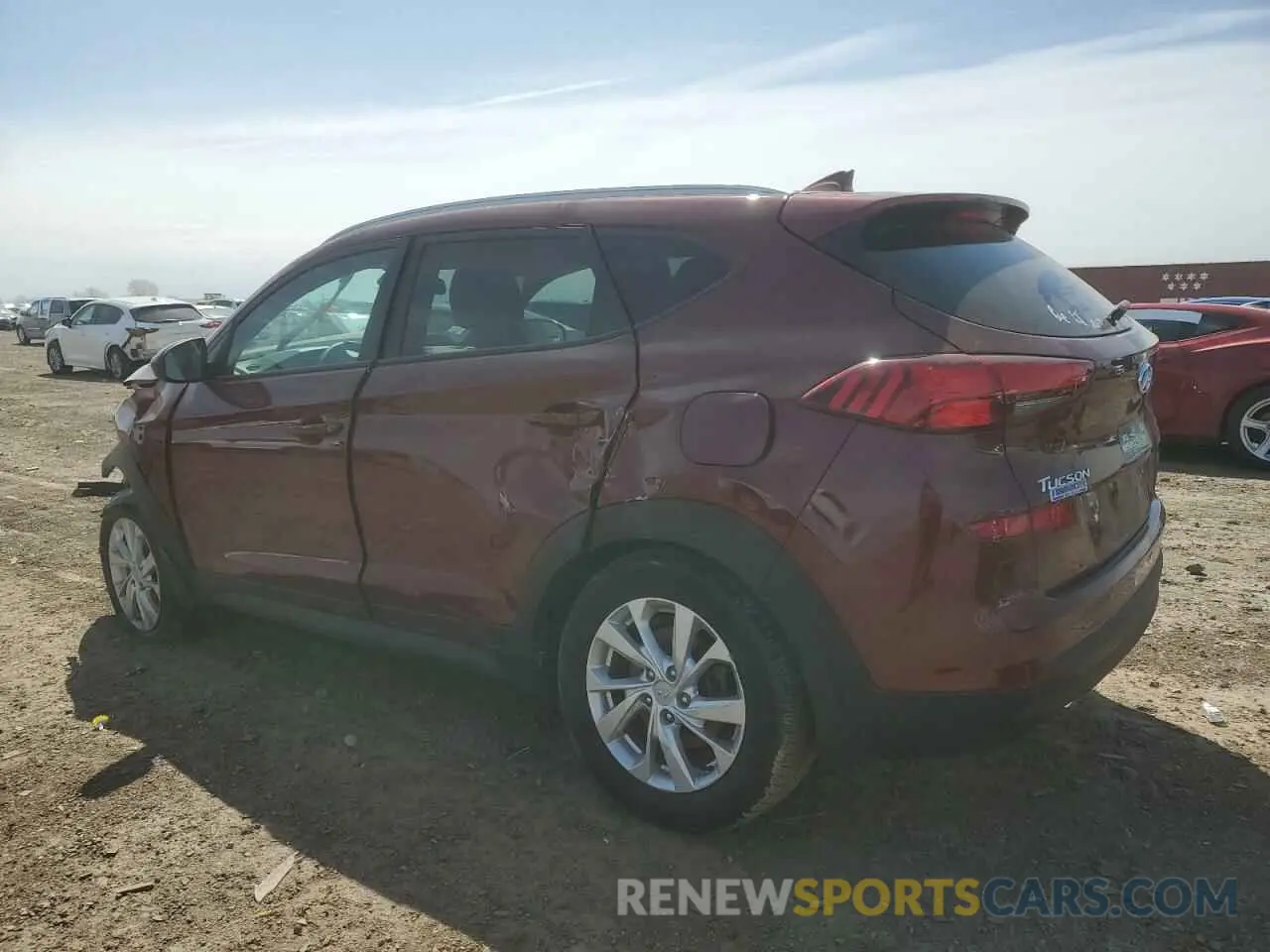 2 Photograph of a damaged car KM8J3CA47LU206472 HYUNDAI TUCSON 2020