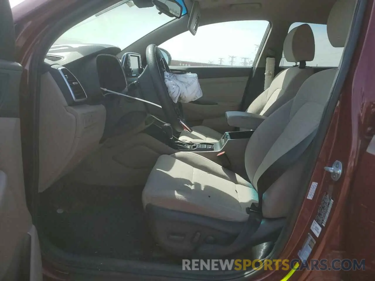 7 Photograph of a damaged car KM8J3CA47LU206472 HYUNDAI TUCSON 2020