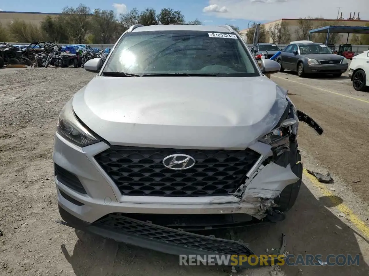 5 Photograph of a damaged car KM8J3CA48LU081014 HYUNDAI TUCSON 2020