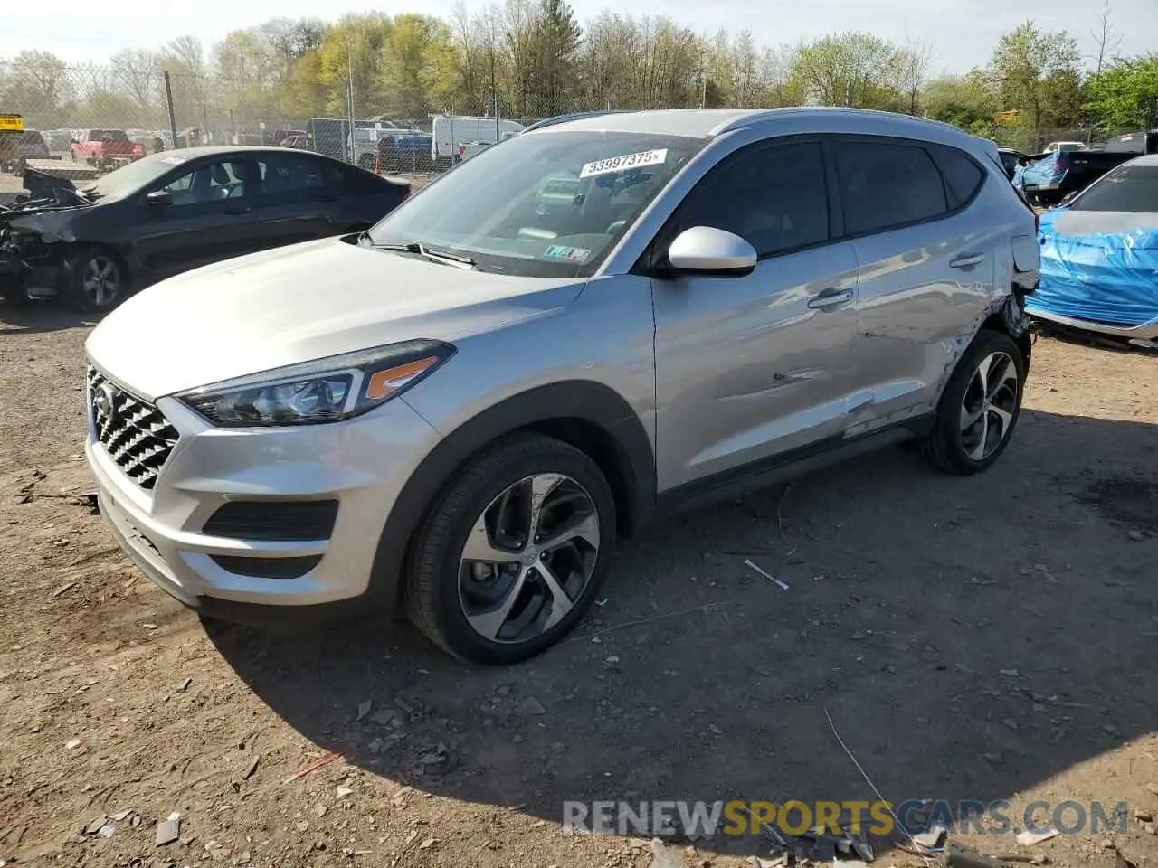 1 Фотография поврежденного автомобиля KM8J3CA48LU136397 HYUNDAI TUCSON 2020