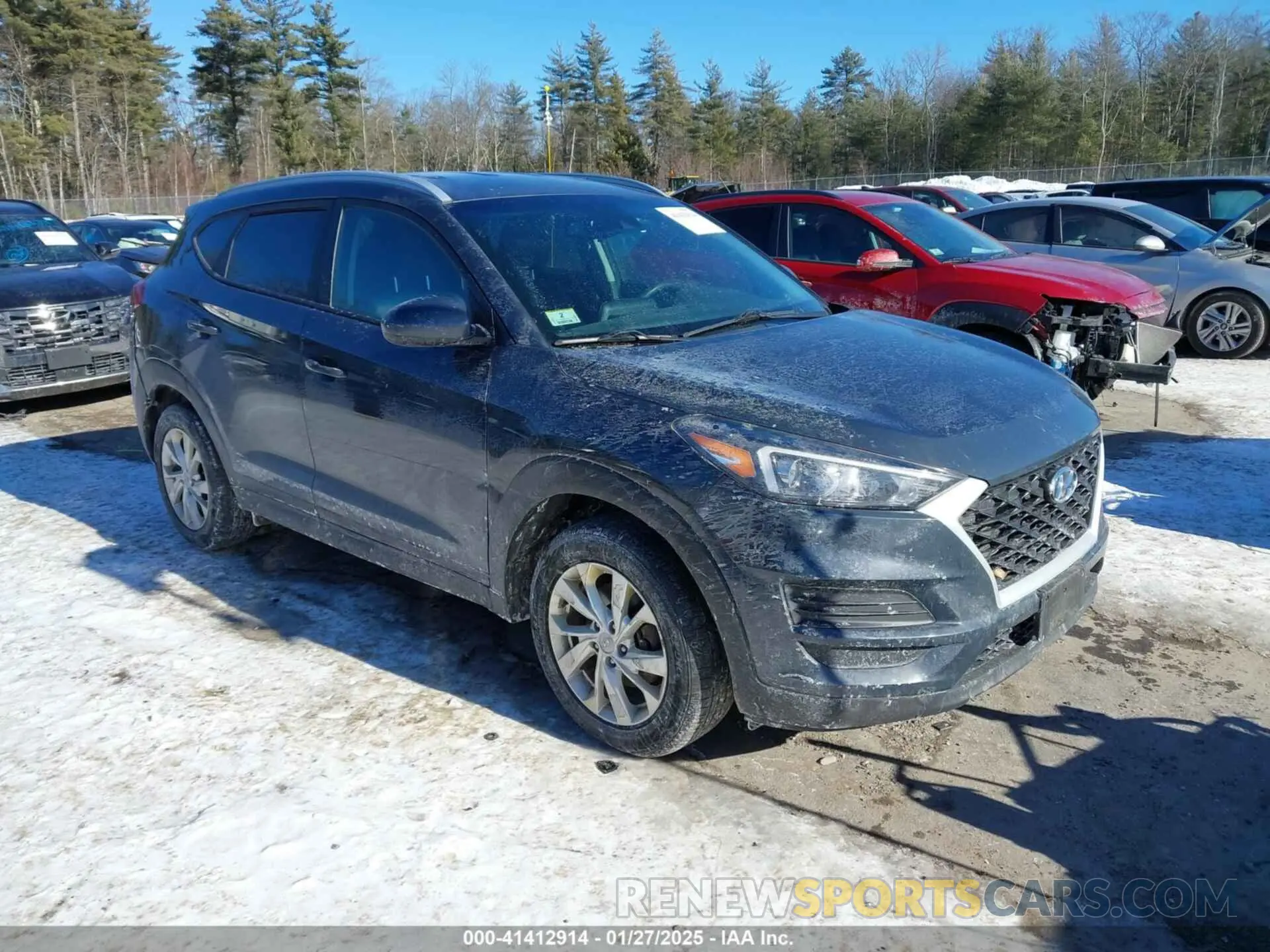 1 Photograph of a damaged car KM8J3CA49LU217277 HYUNDAI TUCSON 2020
