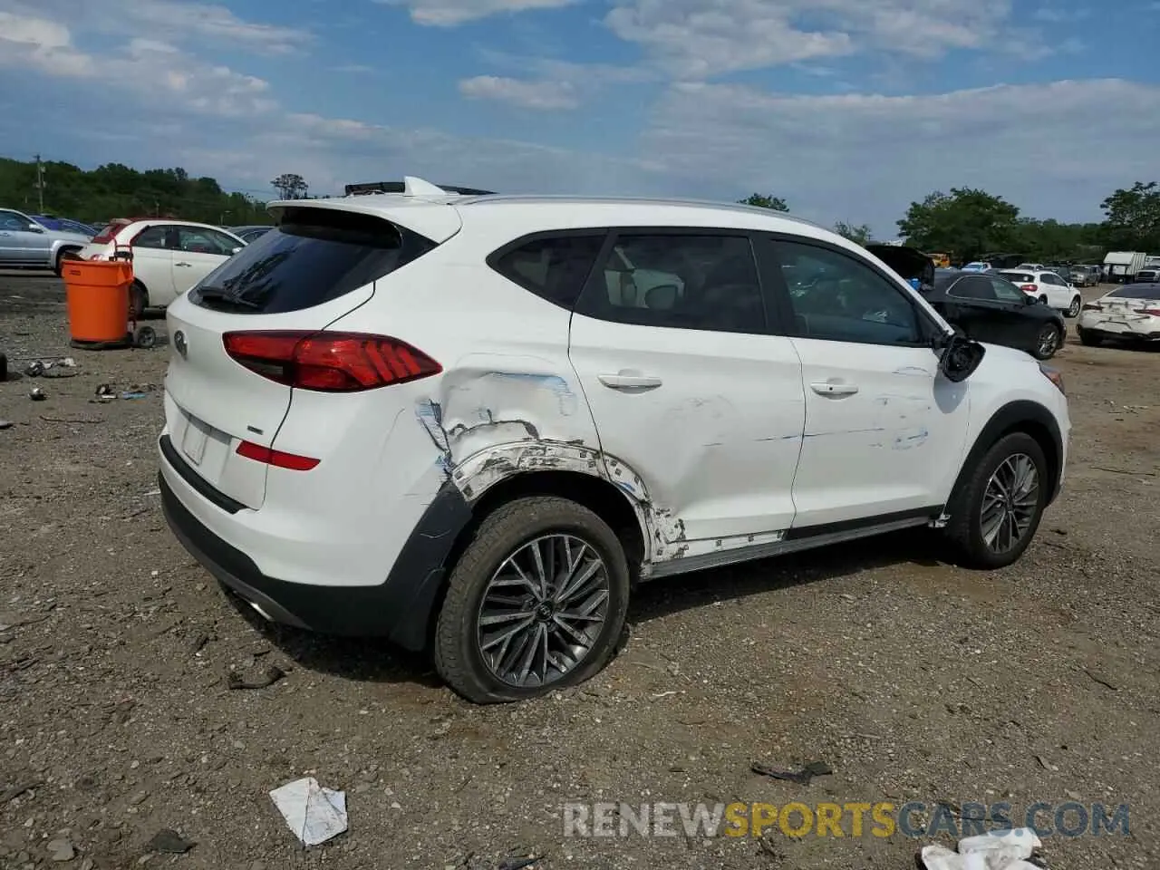 3 Фотография поврежденного автомобиля KM8J3CAL0LU155937 HYUNDAI TUCSON 2020