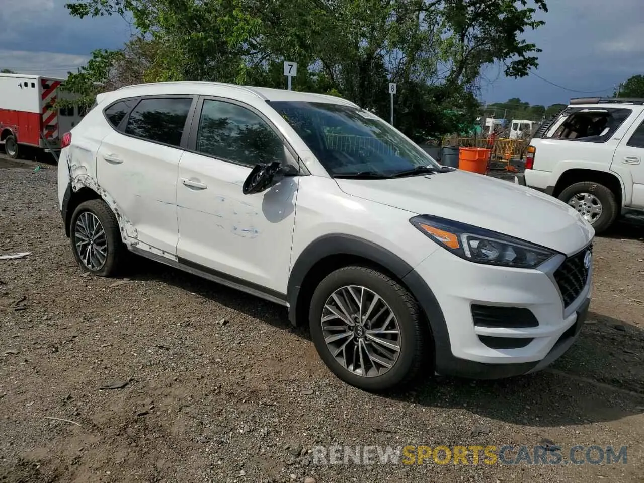 4 Фотография поврежденного автомобиля KM8J3CAL0LU155937 HYUNDAI TUCSON 2020