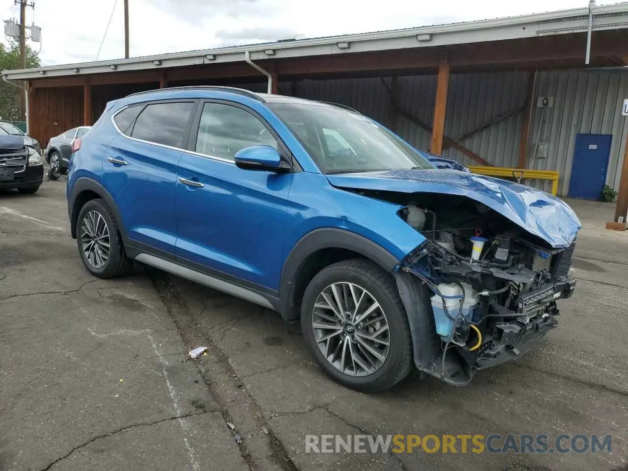 4 Photograph of a damaged car KM8J3CAL0LU231740 HYUNDAI TUCSON 2020