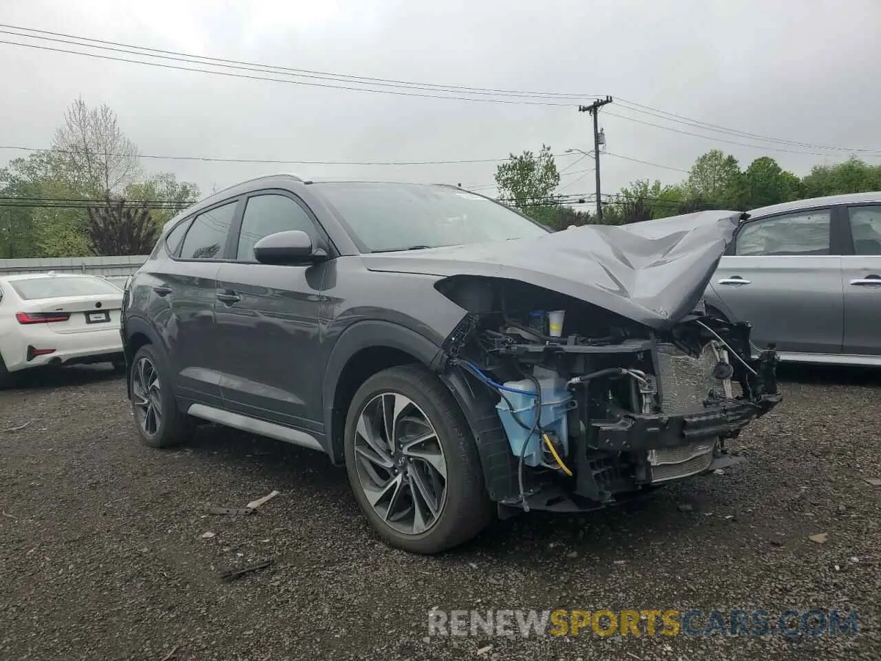 4 Photograph of a damaged car KM8J3CAL1LU221332 HYUNDAI TUCSON 2020