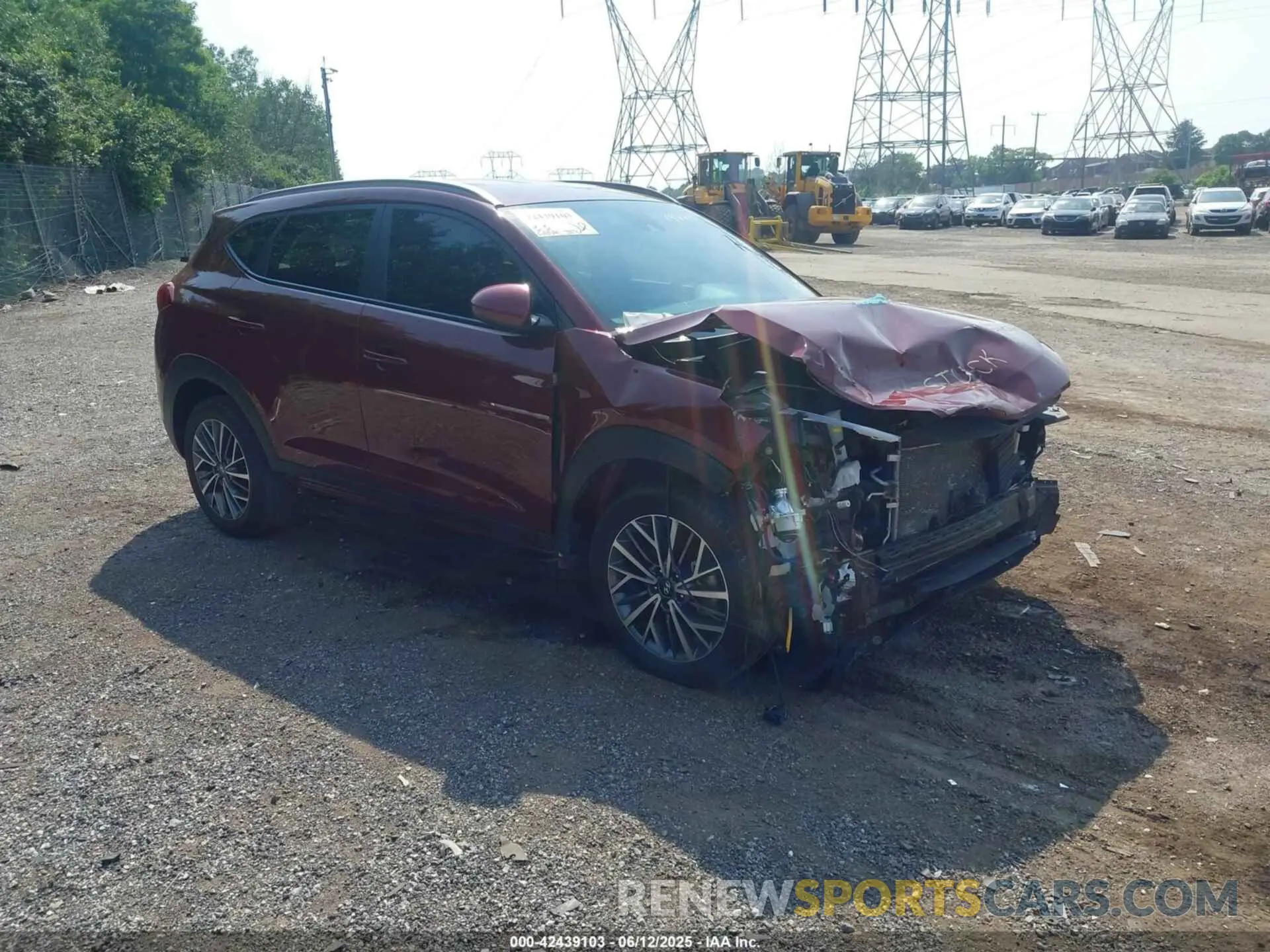 1 Photograph of a damaged car KM8J3CAL3LU197745 HYUNDAI TUCSON 2020