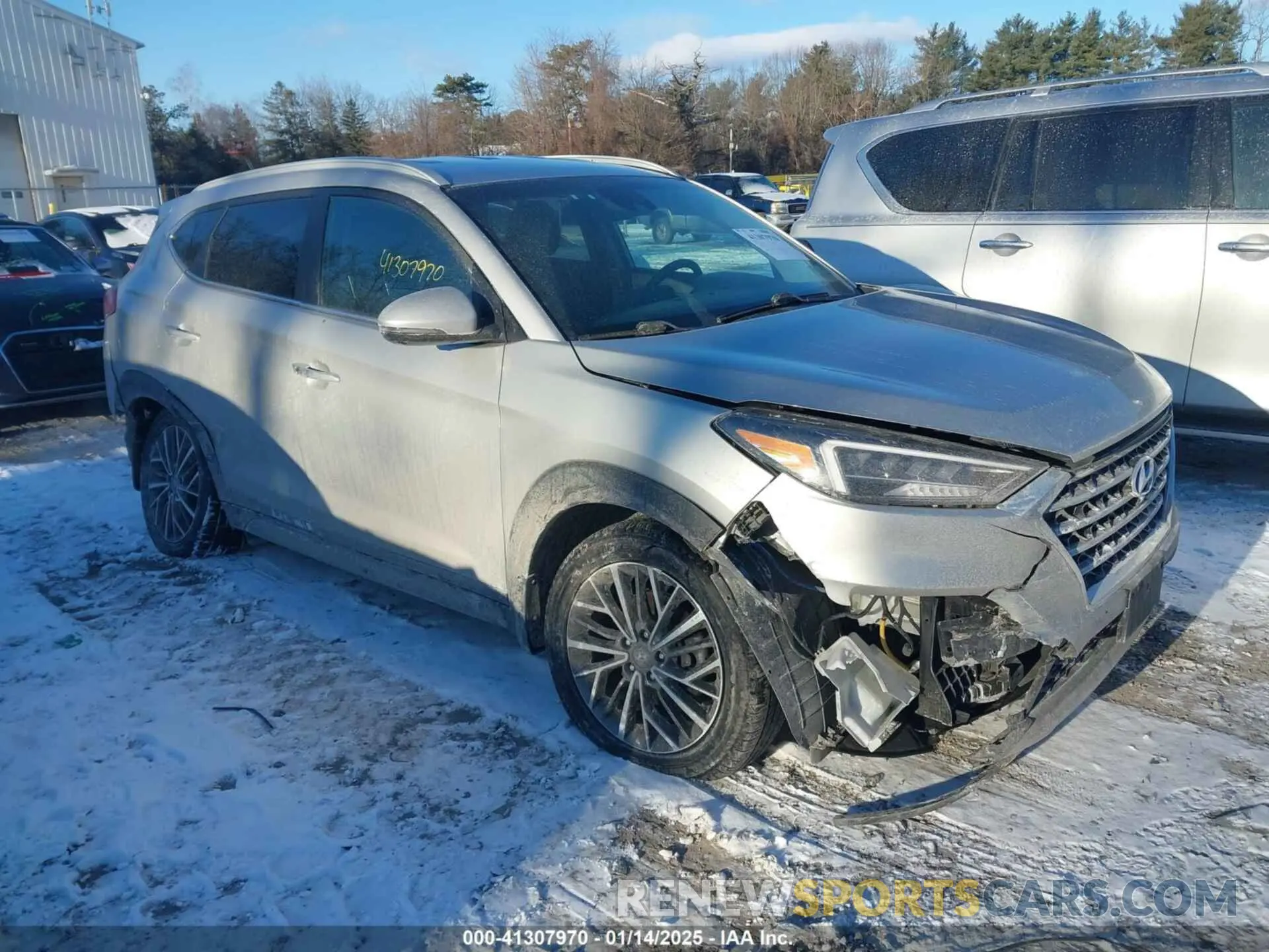 1 Photograph of a damaged car KM8J3CAL3LU259113 HYUNDAI TUCSON 2020