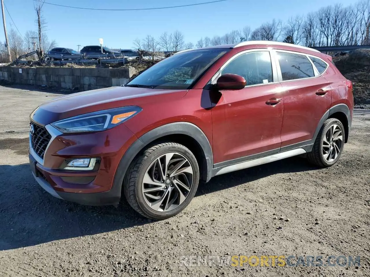 1 Photograph of a damaged car KM8J3CAL3LU268622 HYUNDAI TUCSON 2020