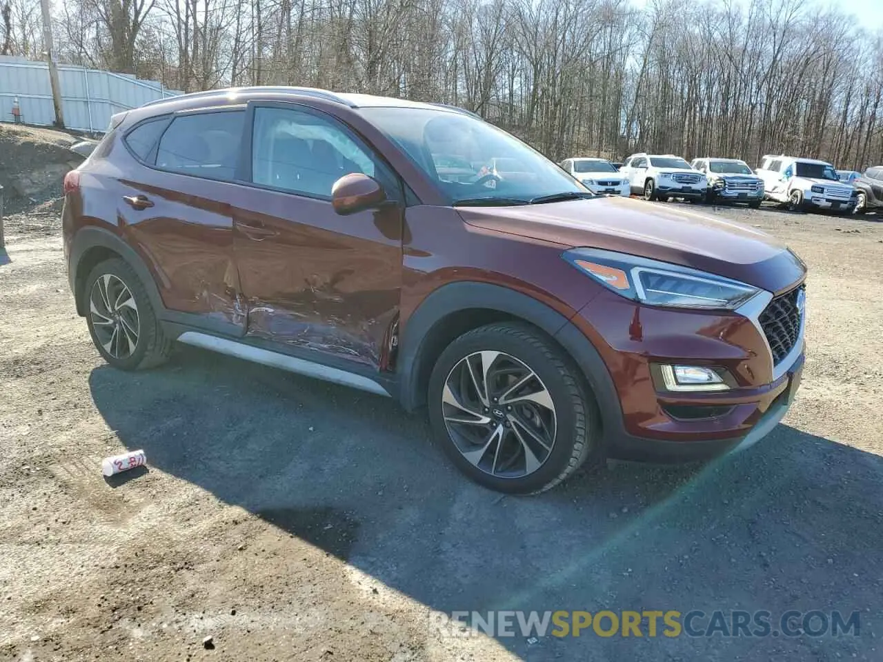 4 Photograph of a damaged car KM8J3CAL3LU268622 HYUNDAI TUCSON 2020