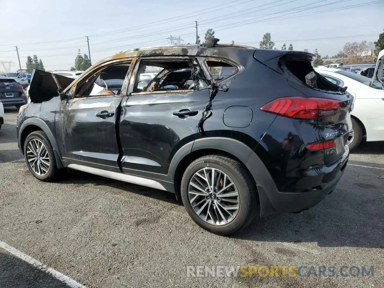 2 Photograph of a damaged car KM8J3CAL4LU214553 HYUNDAI TUCSON 2020