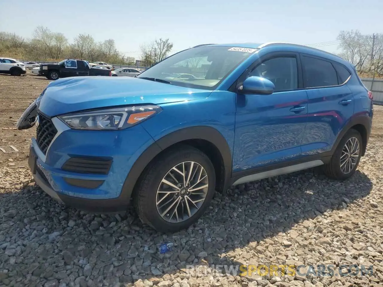 1 Photograph of a damaged car KM8J3CAL7LU110607 HYUNDAI TUCSON 2020