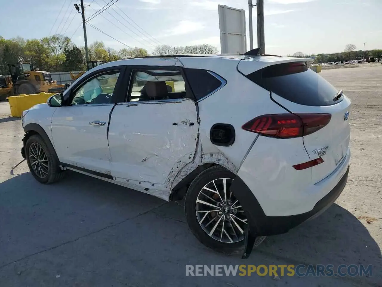 2 Фотография поврежденного автомобиля KM8J3CAL7LU261950 HYUNDAI TUCSON 2020