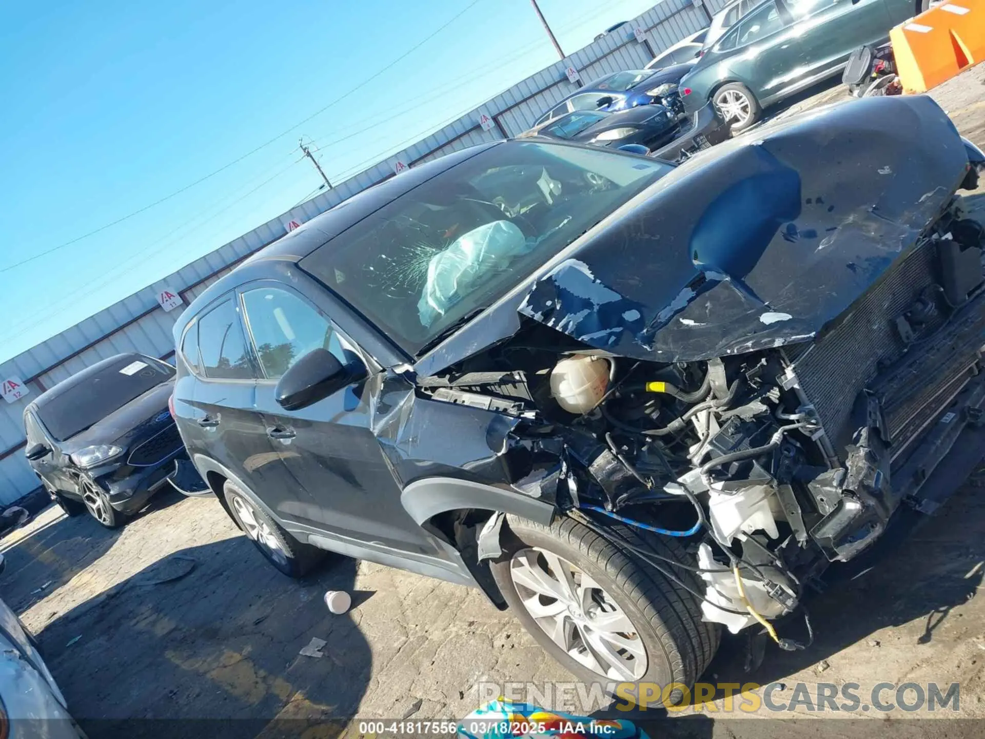 13 Photograph of a damaged car KM8J23A40MU334847 HYUNDAI TUCSON 2021