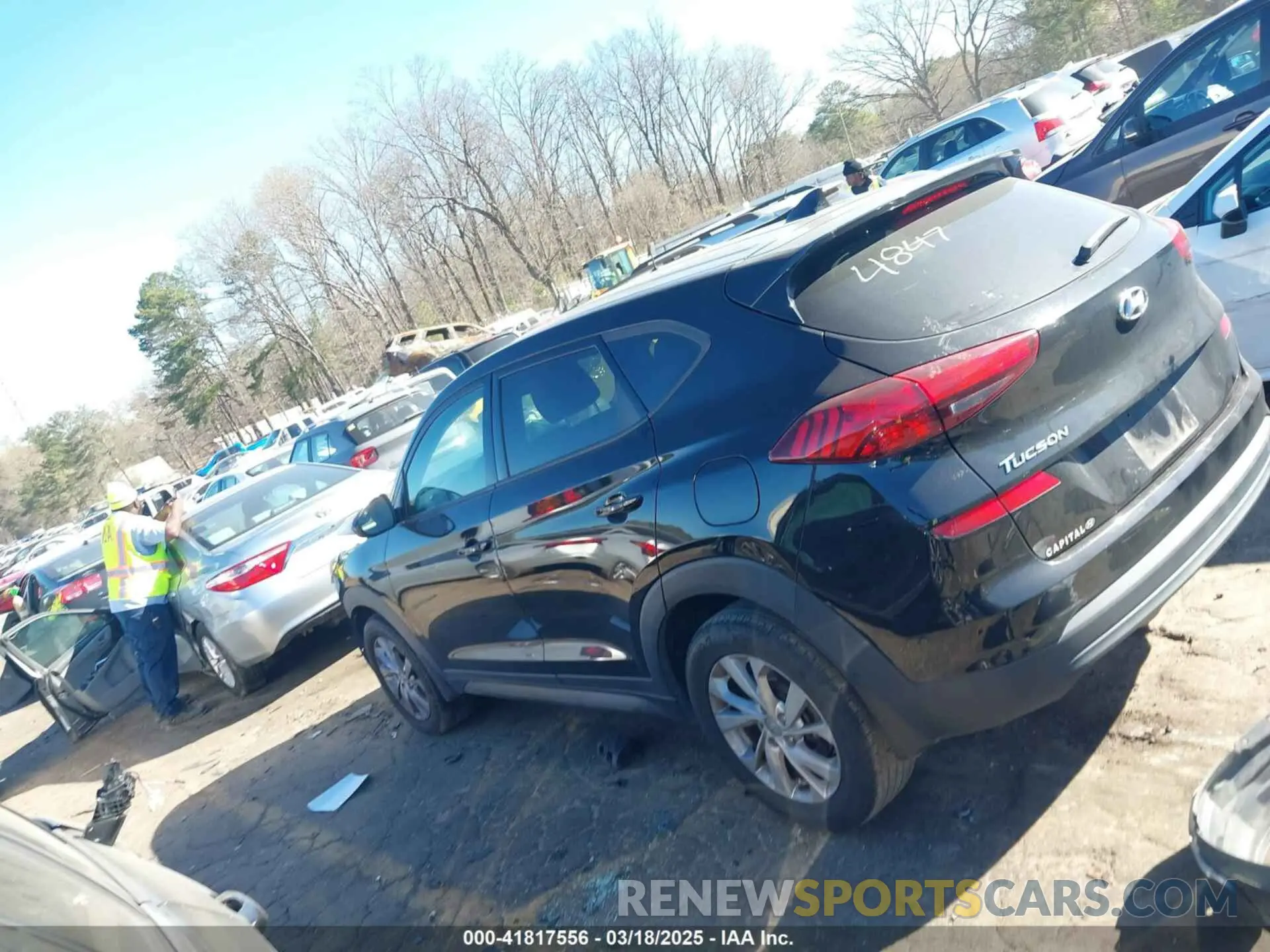 14 Photograph of a damaged car KM8J23A40MU334847 HYUNDAI TUCSON 2021