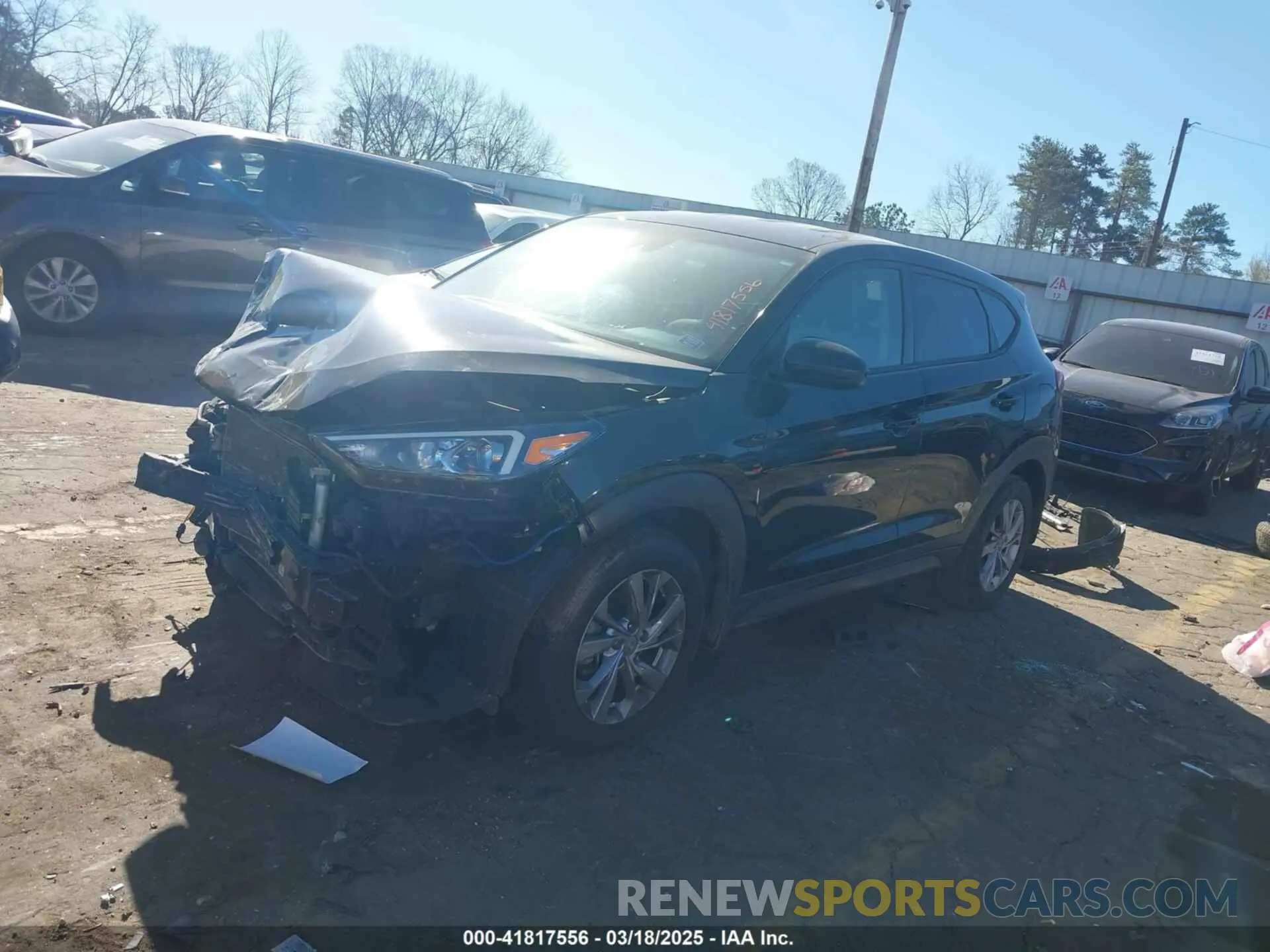 2 Photograph of a damaged car KM8J23A40MU334847 HYUNDAI TUCSON 2021