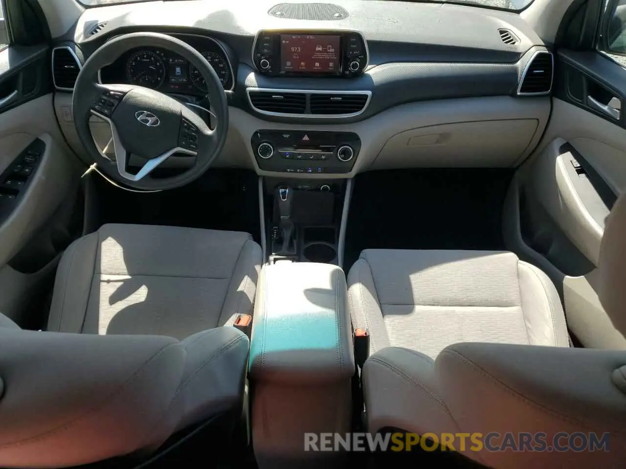 8 Photograph of a damaged car KM8J23A41MU286145 HYUNDAI TUCSON 2021