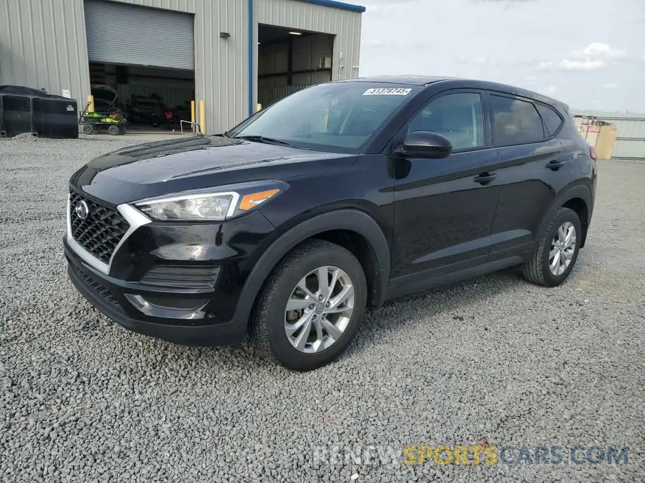 1 Photograph of a damaged car KM8J23A41MU299106 HYUNDAI TUCSON 2021