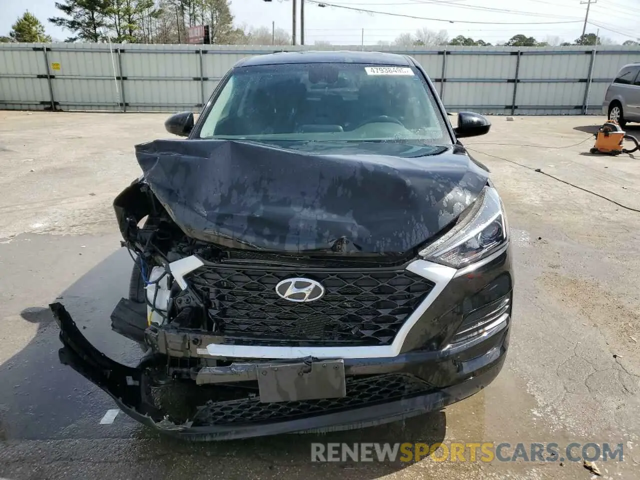 5 Photograph of a damaged car KM8J23A41MU404128 HYUNDAI TUCSON 2021