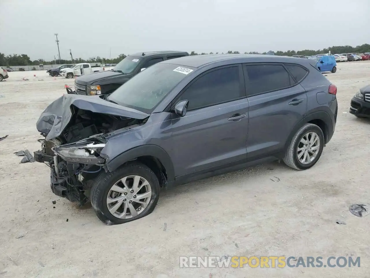 1 Фотография поврежденного автомобиля KM8J23A43MU382665 HYUNDAI TUCSON 2021