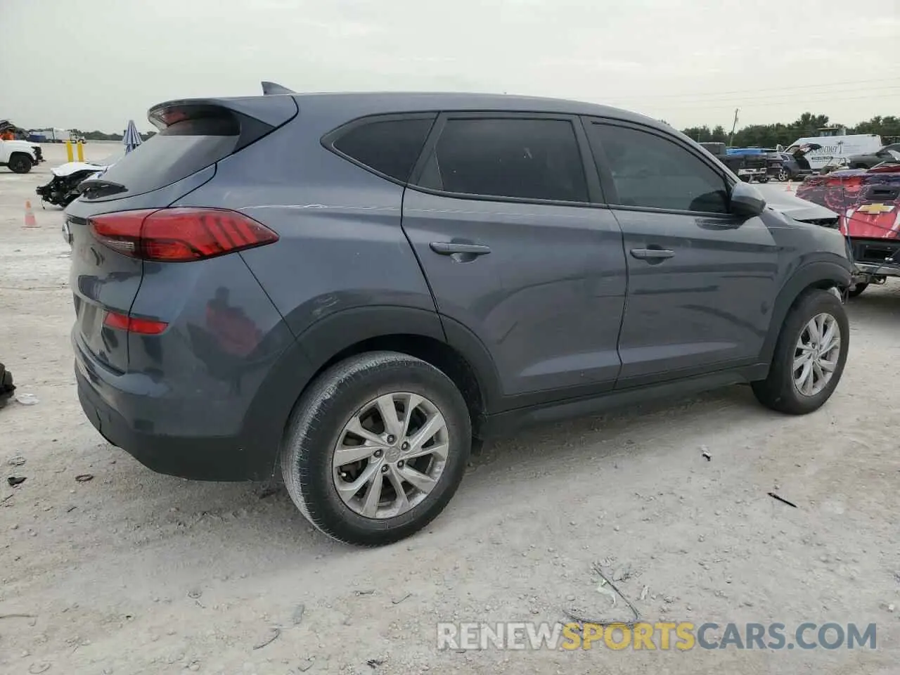 3 Фотография поврежденного автомобиля KM8J23A43MU382665 HYUNDAI TUCSON 2021