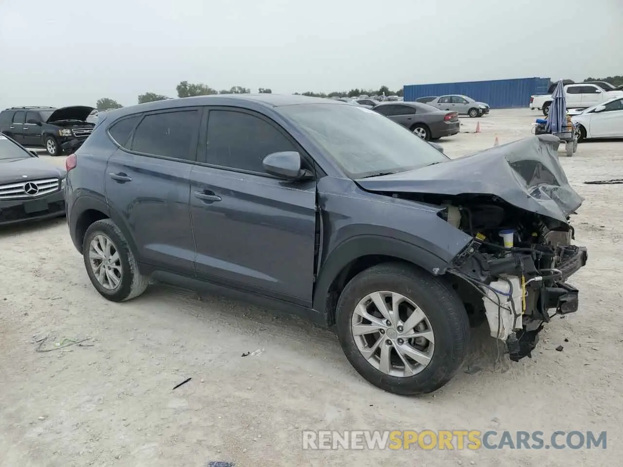 4 Фотография поврежденного автомобиля KM8J23A43MU382665 HYUNDAI TUCSON 2021