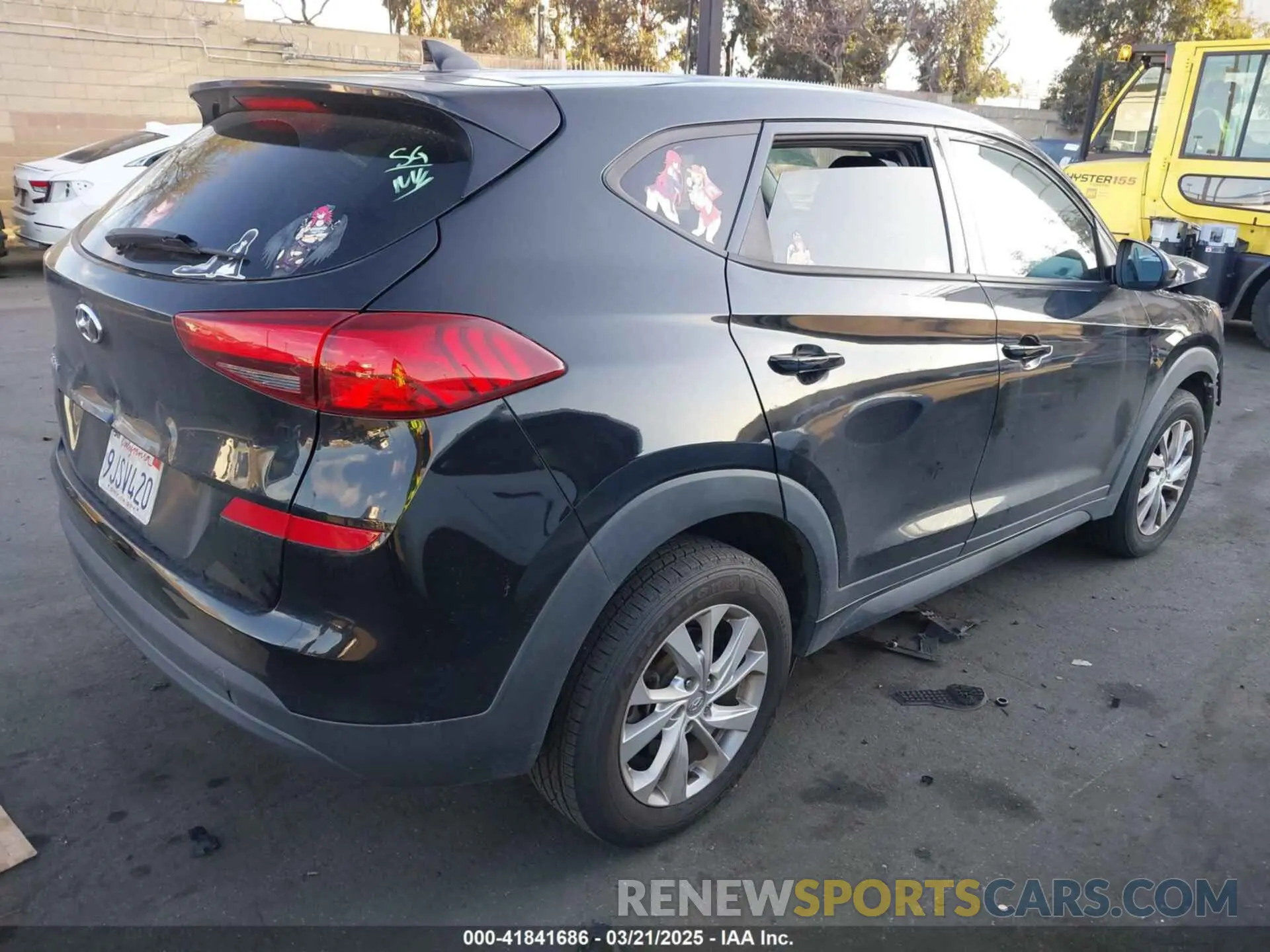 4 Photograph of a damaged car KM8J23A43MU384254 HYUNDAI TUCSON 2021