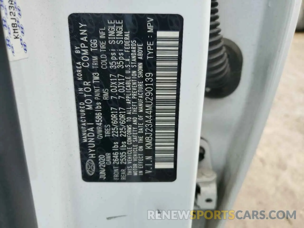 14 Фотография поврежденного автомобиля KM8J23A44MU290139 HYUNDAI TUCSON 2021