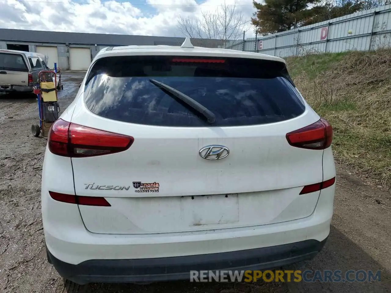 6 Фотография поврежденного автомобиля KM8J23A44MU290139 HYUNDAI TUCSON 2021